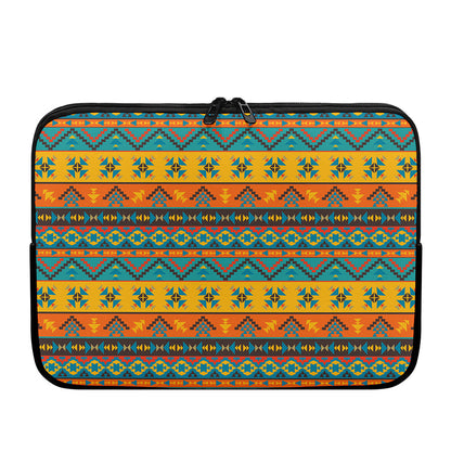 Native Indian Inspired Pattern Print Laptop Sleeve