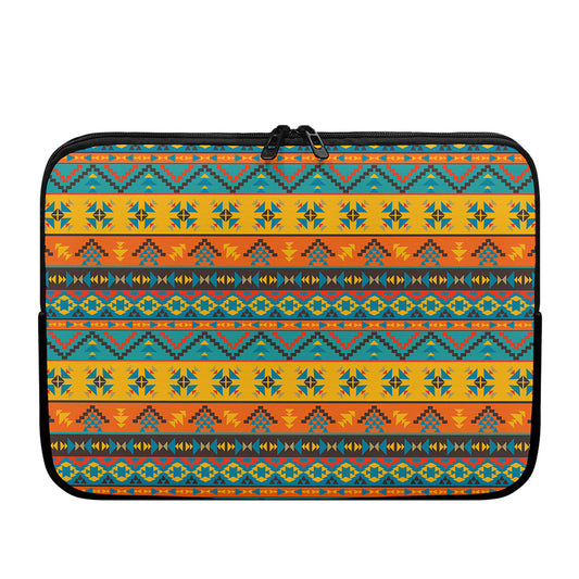 Native Indian Inspired Pattern Print Laptop Sleeve