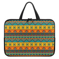 Native Indian Inspired Pattern Print Laptop Sleeve With Handle