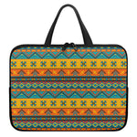 Native Indian Inspired Pattern Print Laptop Sleeve With Handle