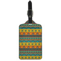 Native Indian Inspired Pattern Print Luggage Tag