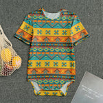 Native Indian Inspired Pattern Print Men's Bodysuit