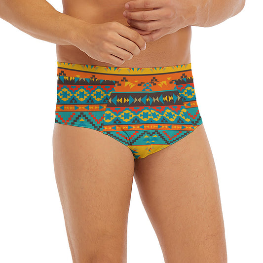 Native Indian Inspired Pattern Print Men's Briefs