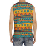 Native Indian Inspired Pattern Print Men's Fitness Tank Top