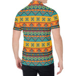 Native Indian Inspired Pattern Print Men's Shirt
