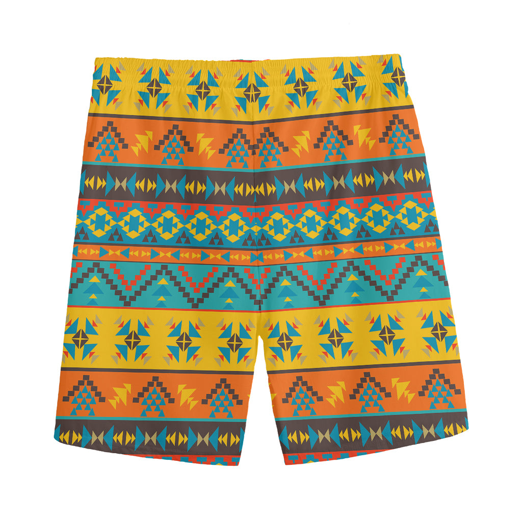 Native Indian Inspired Pattern Print Men's Sports Shorts