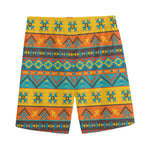 Native Indian Inspired Pattern Print Men's Sports Shorts