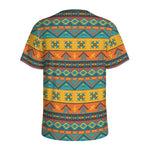 Native Indian Inspired Pattern Print Men's Sports T-Shirt