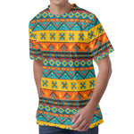 Native Indian Inspired Pattern Print Men's Velvet T-Shirt
