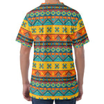 Native Indian Inspired Pattern Print Men's Velvet T-Shirt