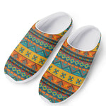 Native Indian Inspired Pattern Print Mesh Casual Shoes