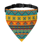Native Indian Inspired Pattern Print Over The Collar Dog Bandana