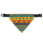 Native Indian Inspired Pattern Print Over The Collar Dog Bandana