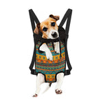 Native Indian Inspired Pattern Print Pet Carrier Backpack