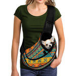 Native Indian Inspired Pattern Print Pet Sling Carrier
