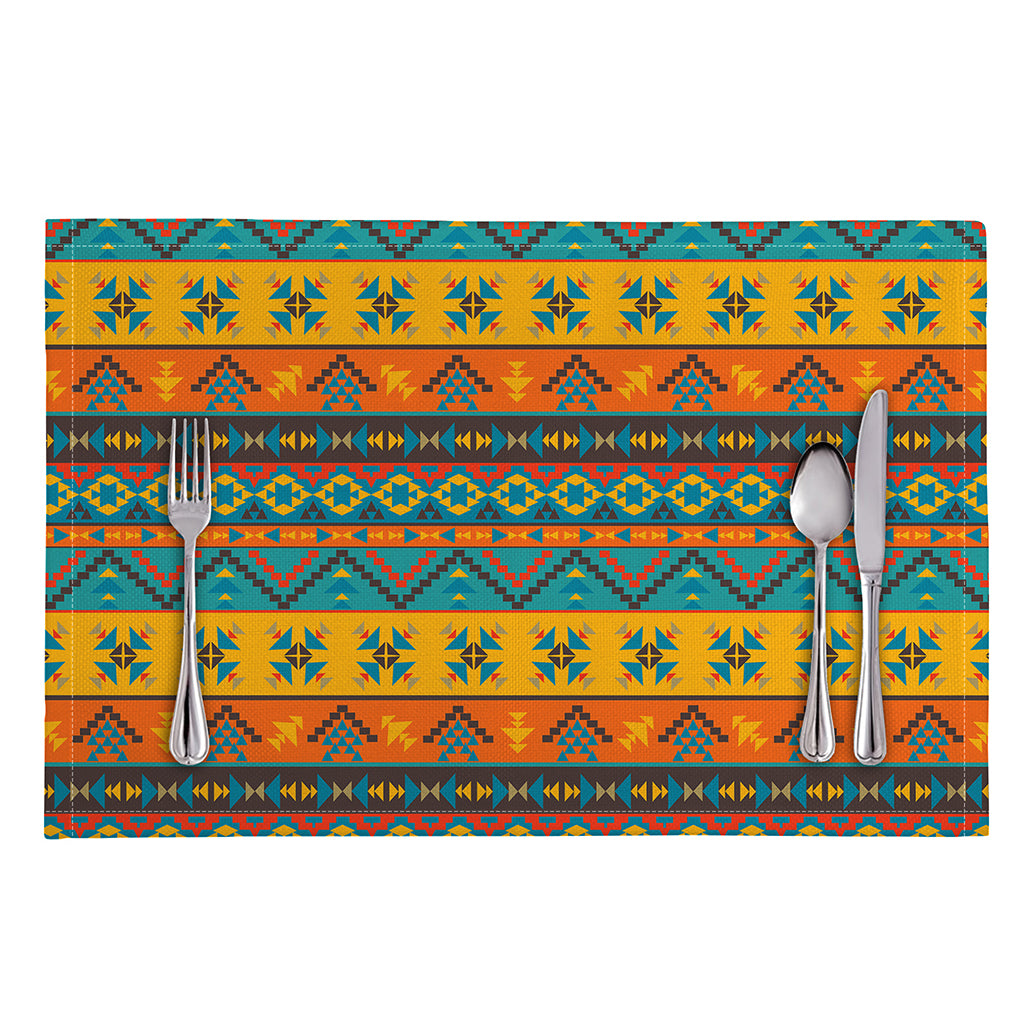 Native Indian Inspired Pattern Print Placemat