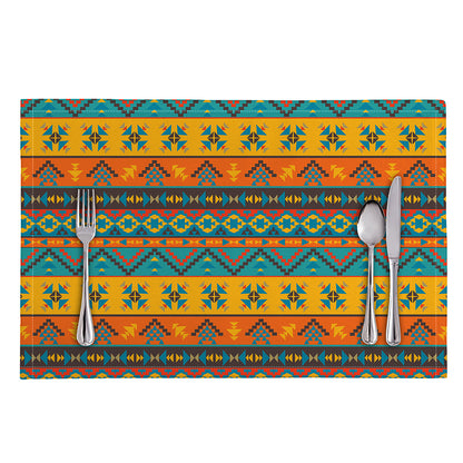 Native Indian Inspired Pattern Print Placemat