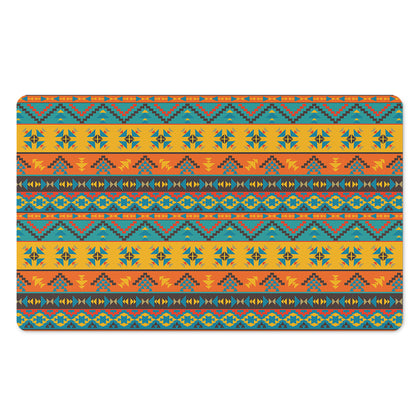 Native Indian Inspired Pattern Print Polyester Doormat