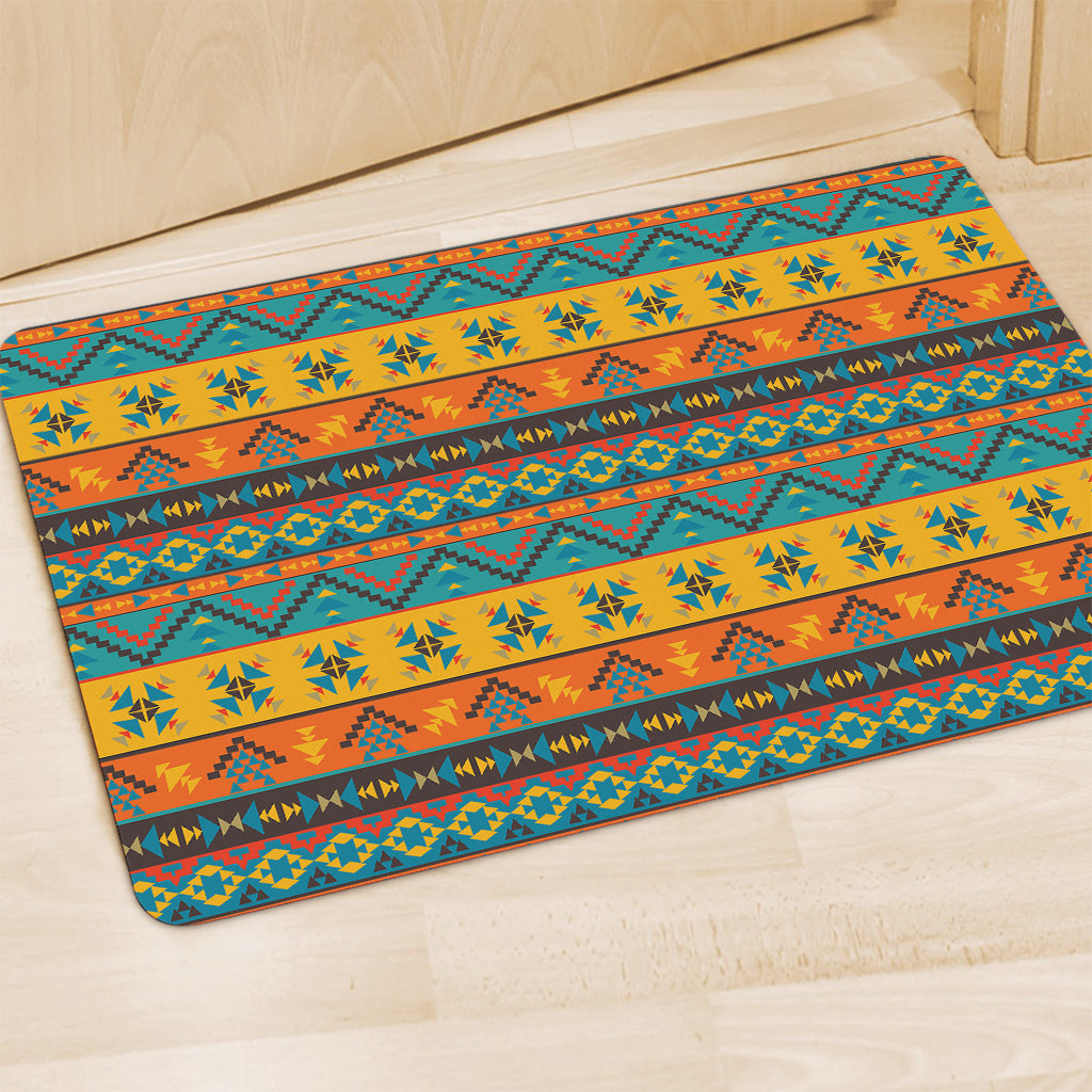 Native Indian Inspired Pattern Print Polyester Doormat
