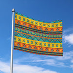 Native Indian Inspired Pattern Print Polyester Flag