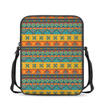Native Indian Inspired Pattern Print Rectangular Crossbody Bag