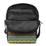 Native Indian Inspired Pattern Print Rectangular Crossbody Bag