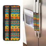 Native Indian Inspired Pattern Print Refrigerator Handle Covers