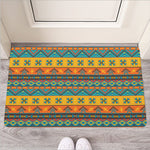 Native Indian Inspired Pattern Print Rubber Doormat