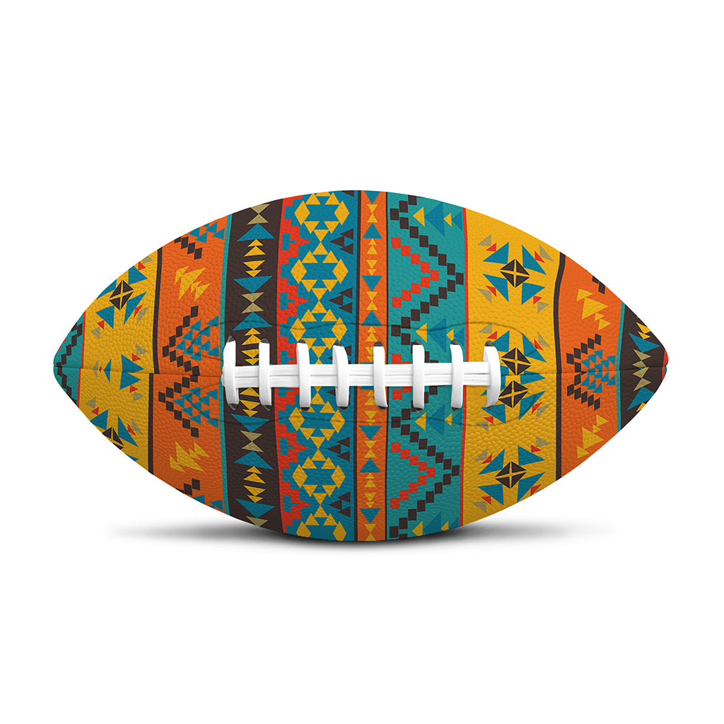 Native Indian Inspired Pattern Print Rugby Ball