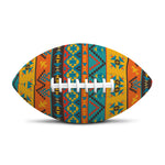 Native Indian Inspired Pattern Print Rugby Ball