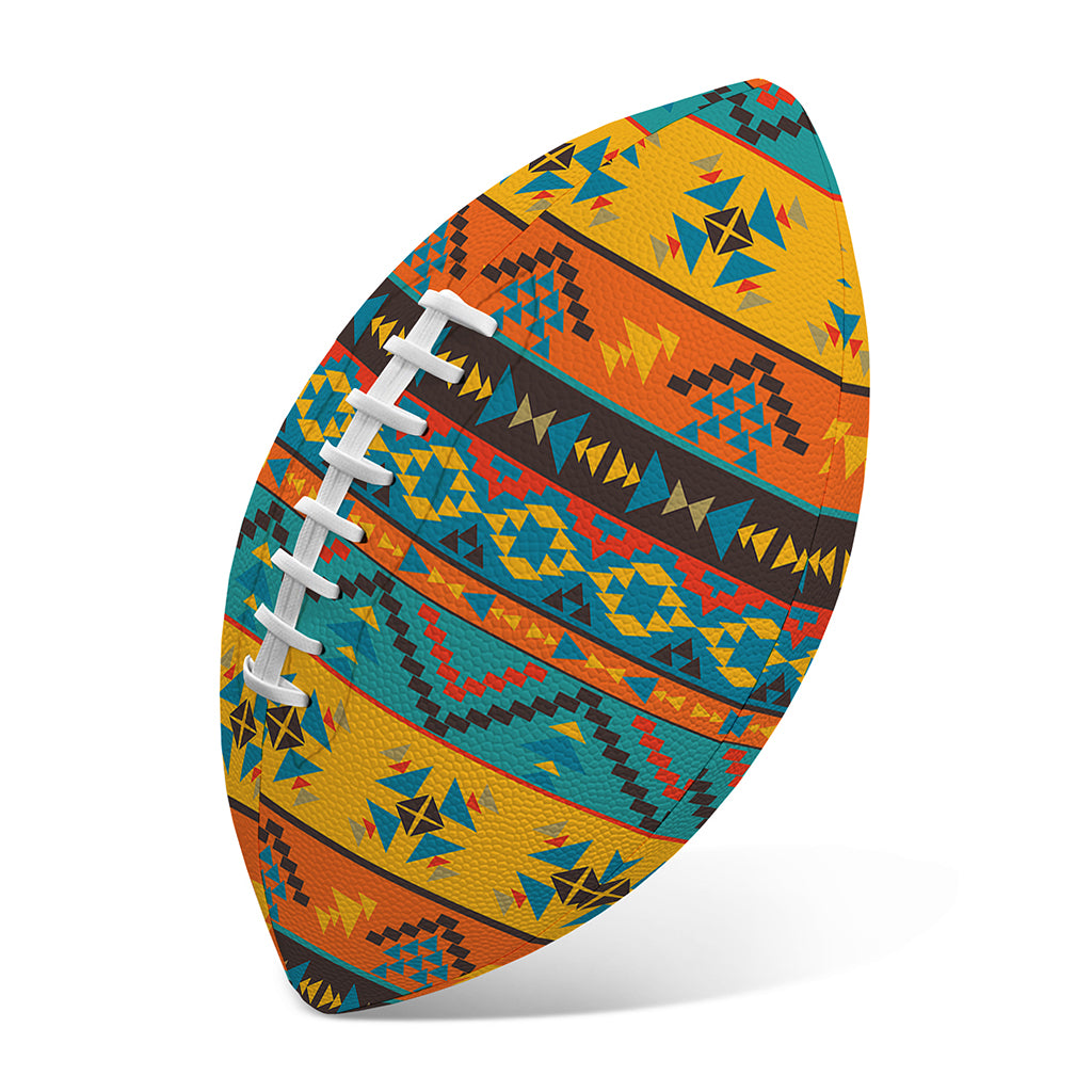 Native Indian Inspired Pattern Print Rugby Ball