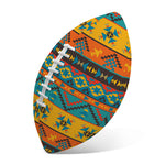 Native Indian Inspired Pattern Print Rugby Ball