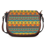 Native Indian Inspired Pattern Print Saddle Bag