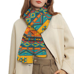 Native Indian Inspired Pattern Print Scarf