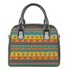 Native Indian Inspired Pattern Print Shoulder Handbag