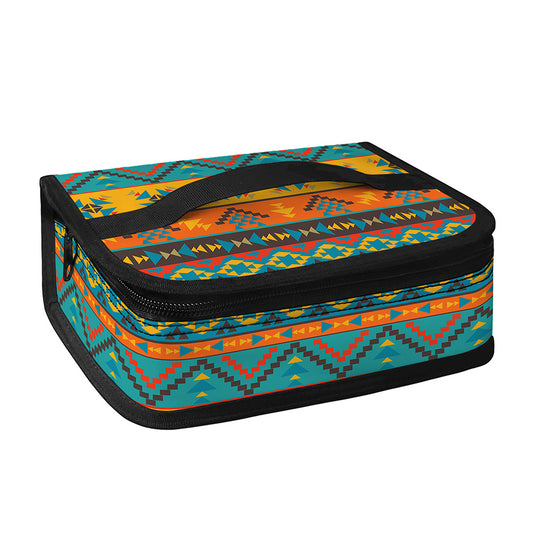 Native Indian Inspired Pattern Print Small Lunch Bag