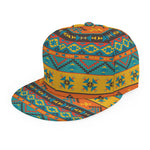 Native Indian Inspired Pattern Print Snapback Cap