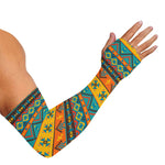 Native Indian Inspired Pattern Print Sun Protection Arm Sleeves