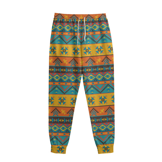 Native Indian Inspired Pattern Print Sweatpants