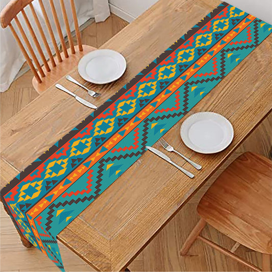Native Indian Inspired Pattern Print Table Runner