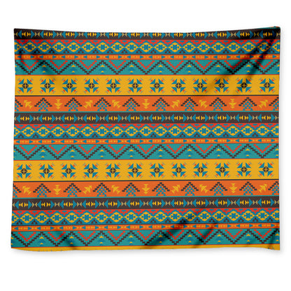 Native Indian Inspired Pattern Print Tapestry
