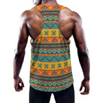 Native Indian Inspired Pattern Print Training Tank Top