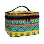 Native Indian Inspired Pattern Print Travel Makeup Bag