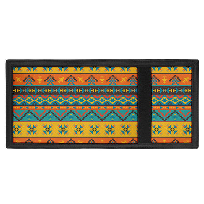 Native Indian Inspired Pattern Print Trifold Wallet