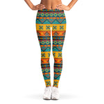 Native Indian Inspired Pattern Print Women's Leggings