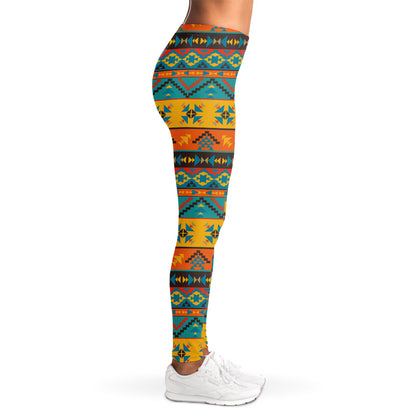 Native Indian Inspired Pattern Print Women's Leggings