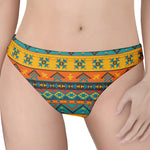 Native Indian Inspired Pattern Print Women's Thong