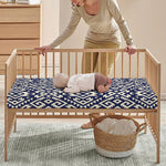 Native Indian Navajo Pattern Print Baby Crib Sheet