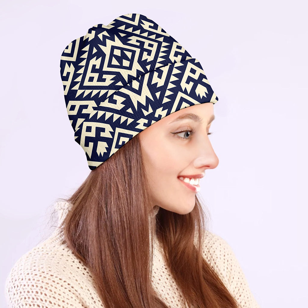 Native Indian Navajo Pattern Print Beanie