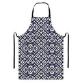 Native Indian Navajo Pattern Print Bib Apron With Pocket